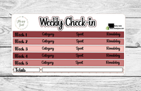 February Weekly Check-In - Two Options