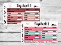 February Paycheck to Paycheck Kit - Two Options