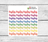Payday Script Planner Stickers - Multiple Options