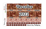 November Fall Floral Monthly Overview & Budget