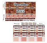 November Fall Floral Monthly Overview & Budget