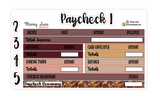 November Paycheck to Paycheck Kit - Two Options