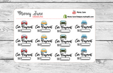 Car Payment Bill Due Icon Stickers