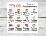 Mortgage Bill Due Icon Stickers
