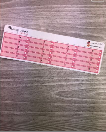Budget Expense Trackers - (8 Colors Available)