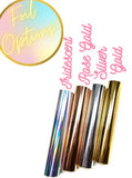FOILED No Spend Script Stickers - Choose your foil!
