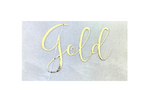 FOILED Month Script Stickers - Choose your foil!
