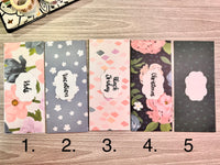 Customized Laminated Cash Envelope Set - Floral 1