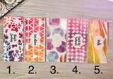Customized Laminated Cash Envelope Set - Colorful Stripes 3