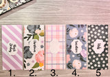 Customized Laminated Cash Envelope Set - Floral 2