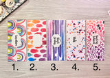 Customized Laminated Cash Envelope Set - Colorful Stripes 2