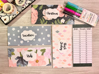 Customized Laminated Cash Envelope Set - Floral 1