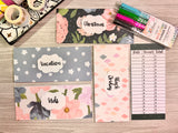 Customized Laminated Cash Envelope Set - Floral 1