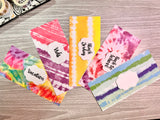Customized Laminated Cash Envelope Set - Tie Dye 4