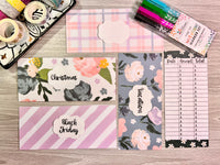 Customized Laminated Cash Envelope Set - Floral 2
