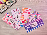 Customized Laminated Cash Envelope Set - Colorful Stripes 2