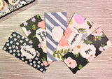 Customized Laminated Cash Envelope Set - Floral 3