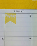 Pay Day Flag Planner Stickers - Multiple Options