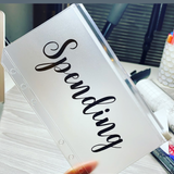 Clear Zipper Cash Envelope - Customized!